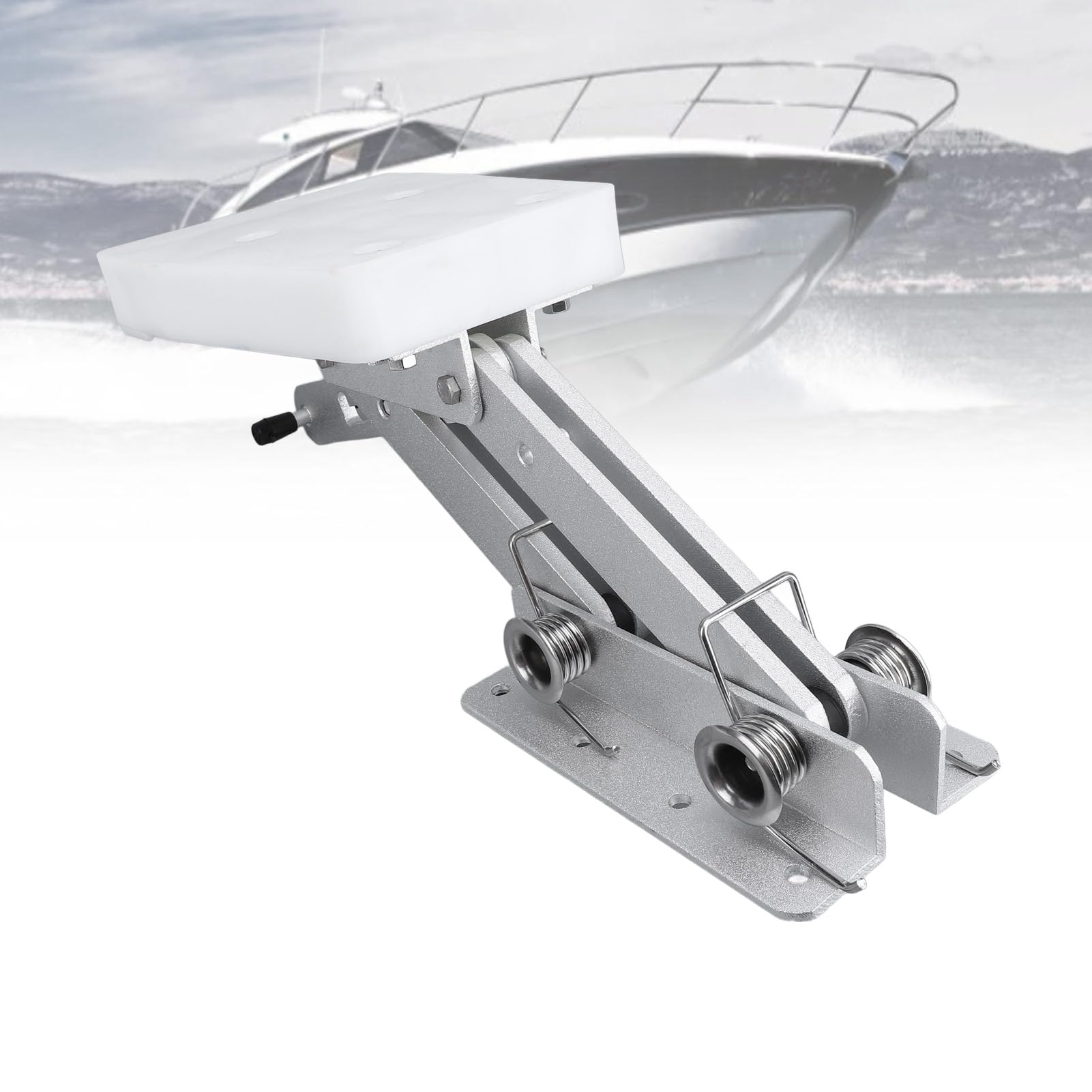 Generic Soporte de Motor de Barco Soporte de Motor de Aleación de Aluminio Ajustable para Motores de 2 Tiempos 7 en Yates Pequeños a Medianos