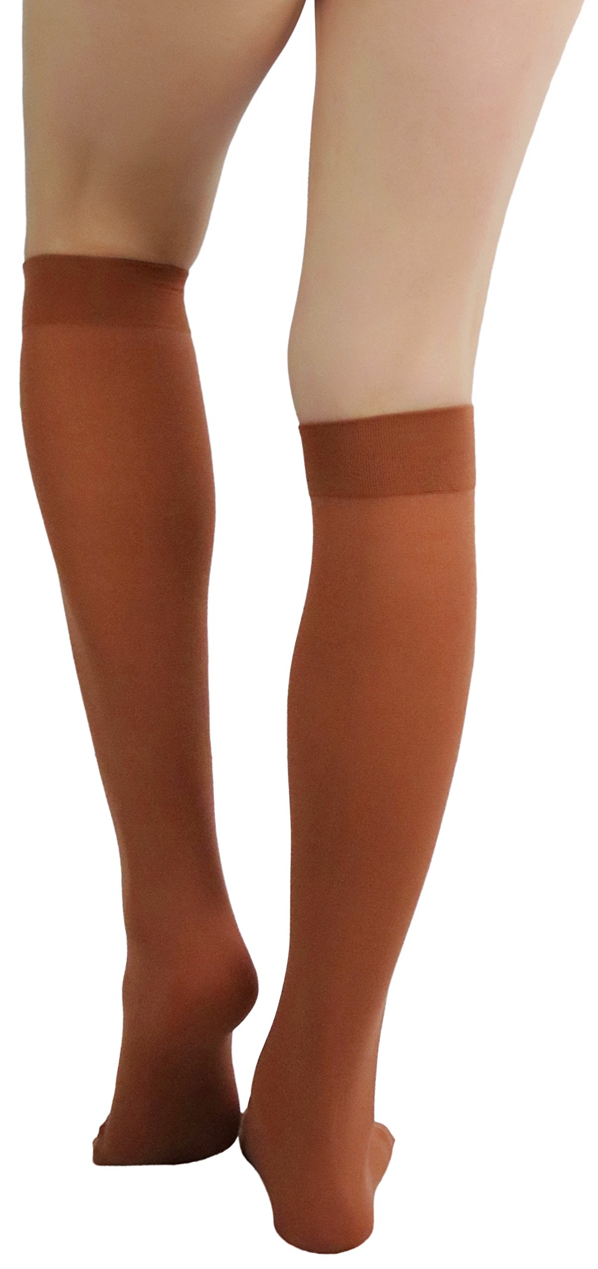 ToBeInStyleWomen's Sexy Opaque Warm Knee High Long Socks Hosiery - SUNTAN - One Size