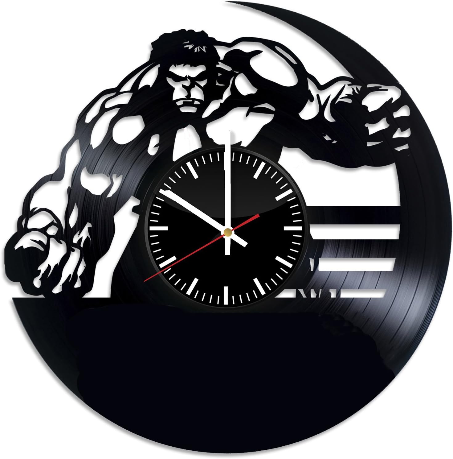 Hulk Vinyl Record Wall Clock - Get Unique Living Room, Kitchen, Bedroom Wall Decor - Gift Ideas for Parents and Friends – Marvel Comics Unique Fan Art Design