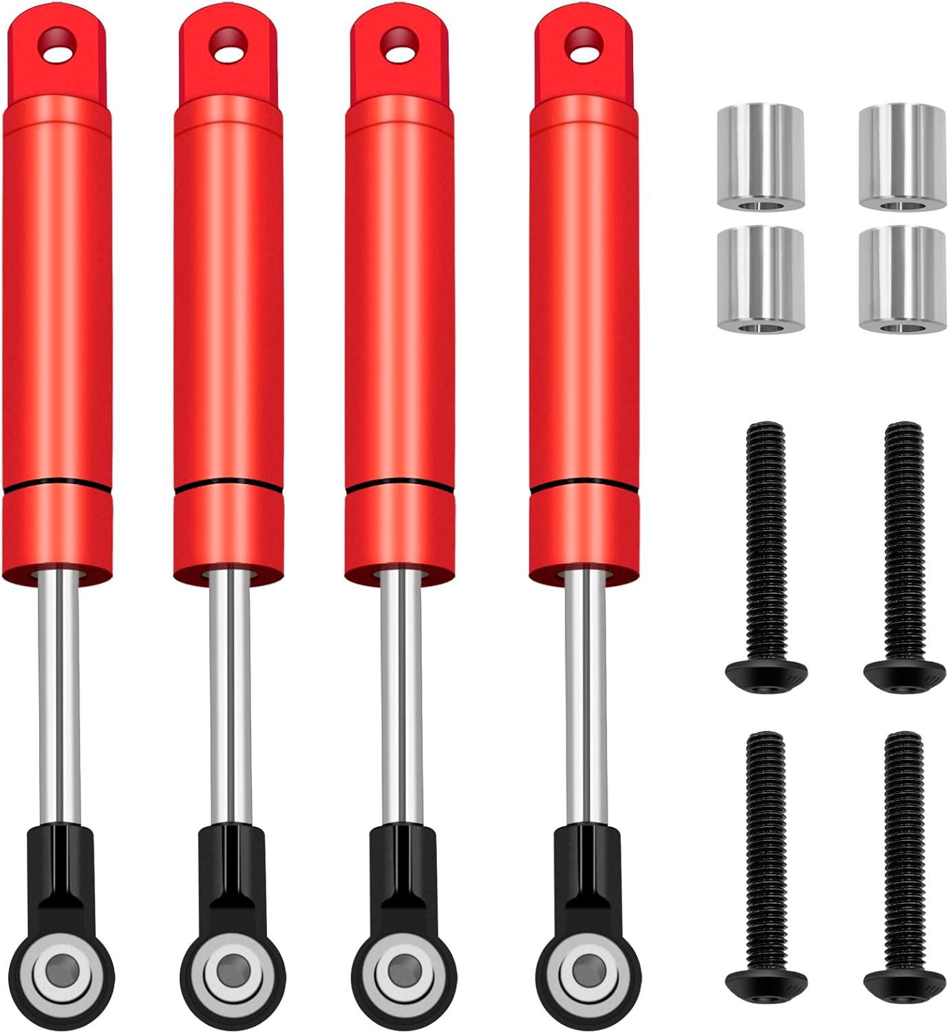 4PCS RC Shocks Absorber 82mm Damper Internal Spring for 1/10 Axial SCX10 RC Crawler Car Upgrade Parts