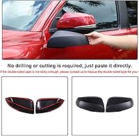 Vista 4 de Aunginsy Tapa de Cubierta del Espejo Retrovisor Compatible con Toyota Tacoma 2016-2023 TRD Off Road, TRD Pro, TRD Sport, Limited & Edición Especial