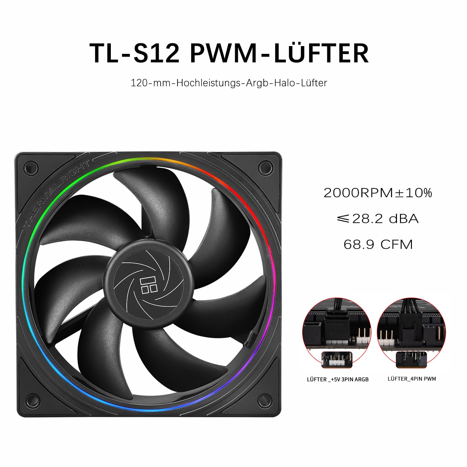 TR-Thermalright AQUA ELITE 360 V5 ARGB - Refrigeratore liquido per CPU, 360 mm, 3 ventole PWM - ARGB - 2000 giri/min, per AM4/AM5, Intel LGA1851/1700/115x/1200 (Nero)