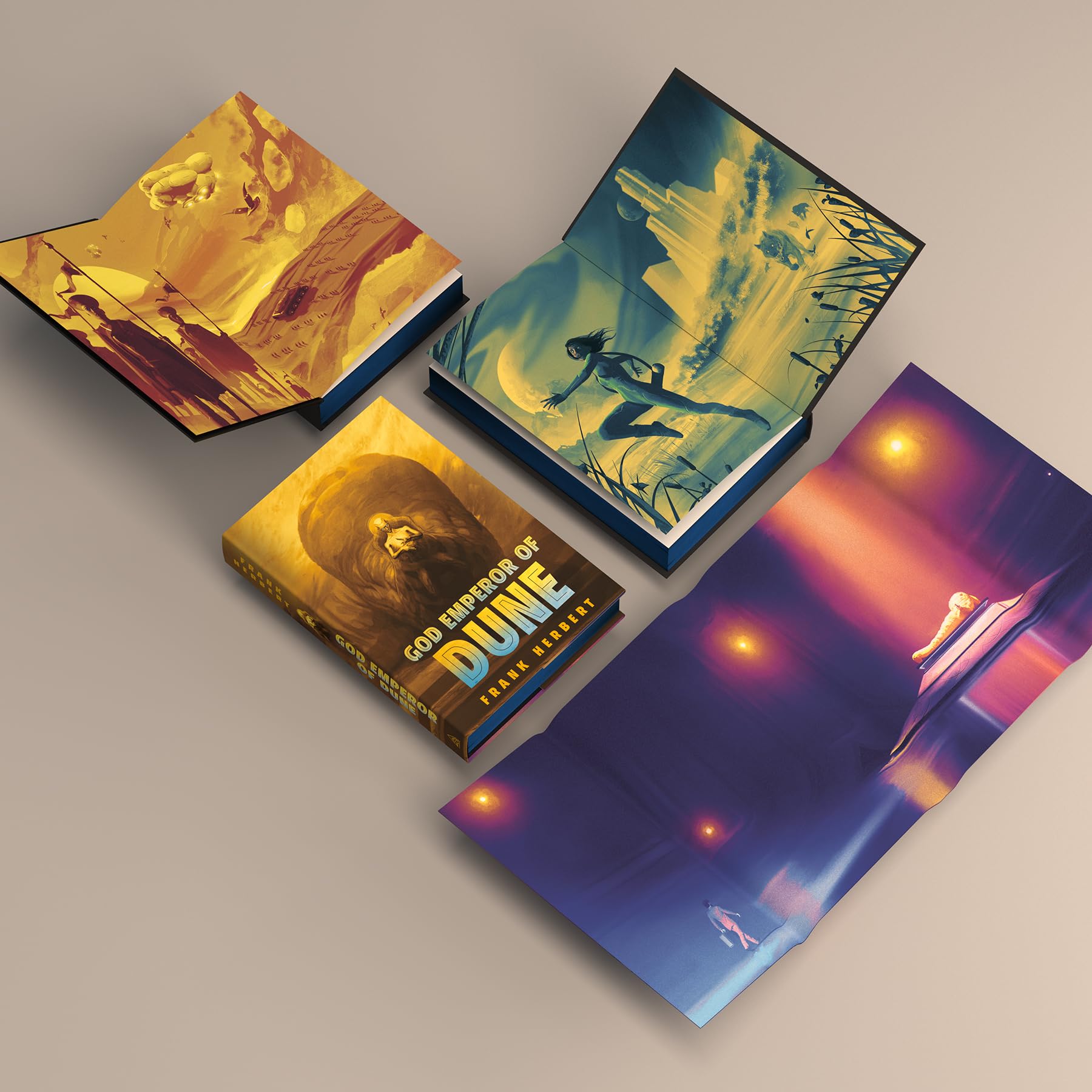 Frank Herbert's Dune Saga Books 4-6 Deluxe Hardcover Boxed Set: God Emperor of Dune, Heretics of Dune, and Chapterhouse: Dune