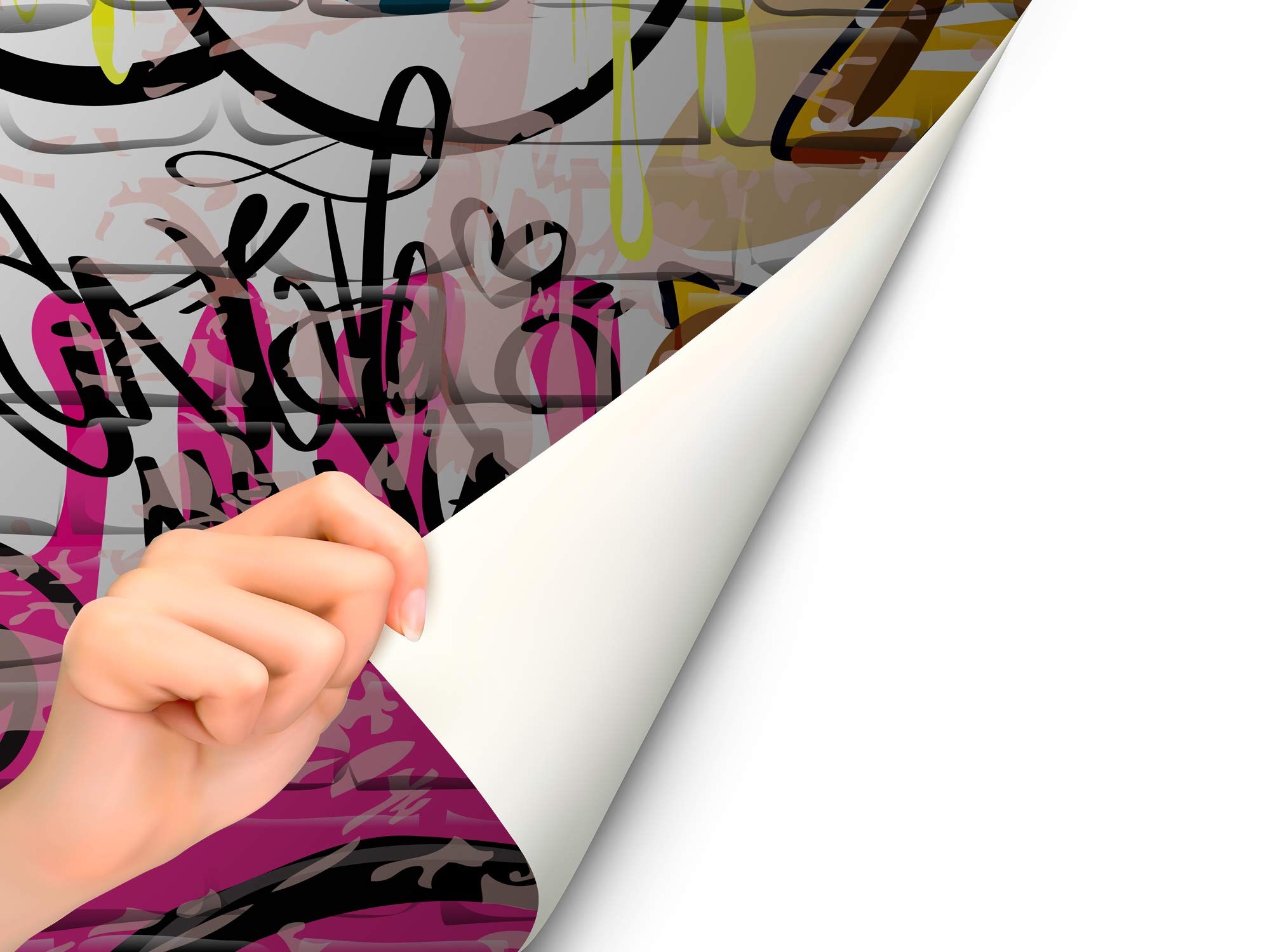 Oedim Fotomural Vinilo Para Pared Graffiti | Mural | Fotomural Vinilo Decorativo |150 x 100 cm | Decoración comedores, salones, habitaciones
