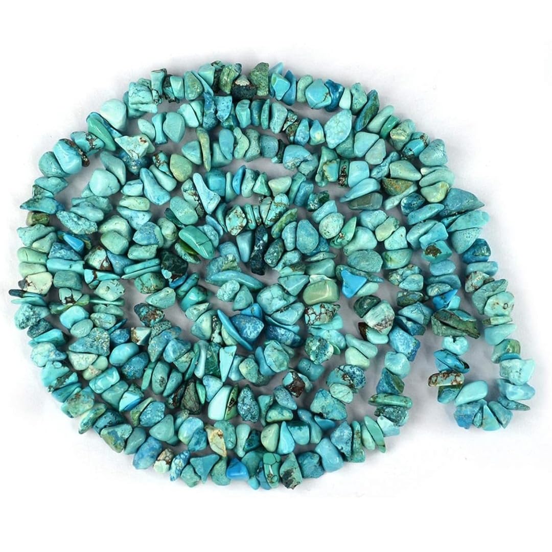 Natural Stone Chip Beads Necklace for Women | 32 Inch Long Handmade Crystal Beaded Mala | Long Strand Chip Bead Necklace | Fashion & Spiritual Jewellery-image-29