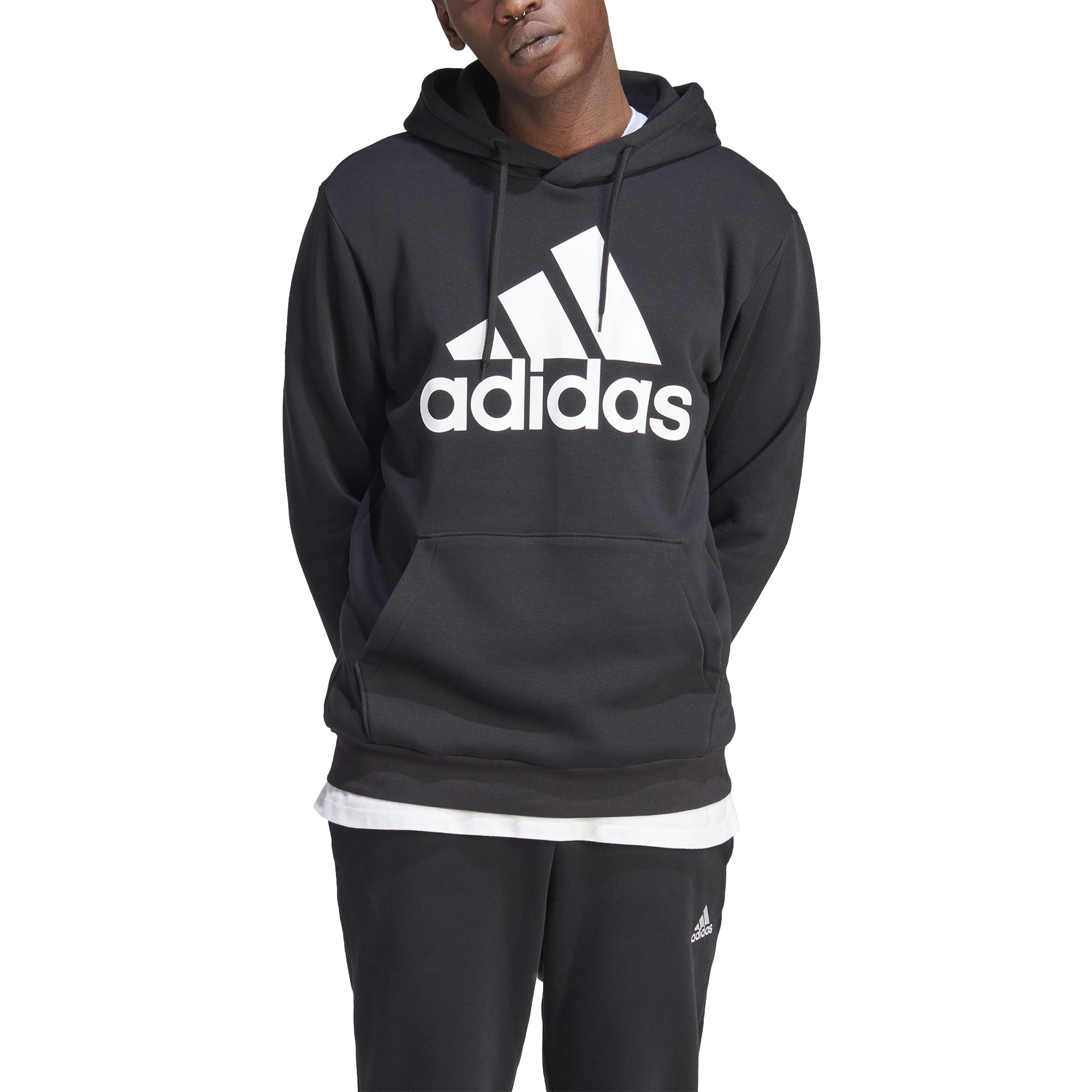 Adidas Essentials Fleece Big Logo Hoodie Sweatshirt Hombre