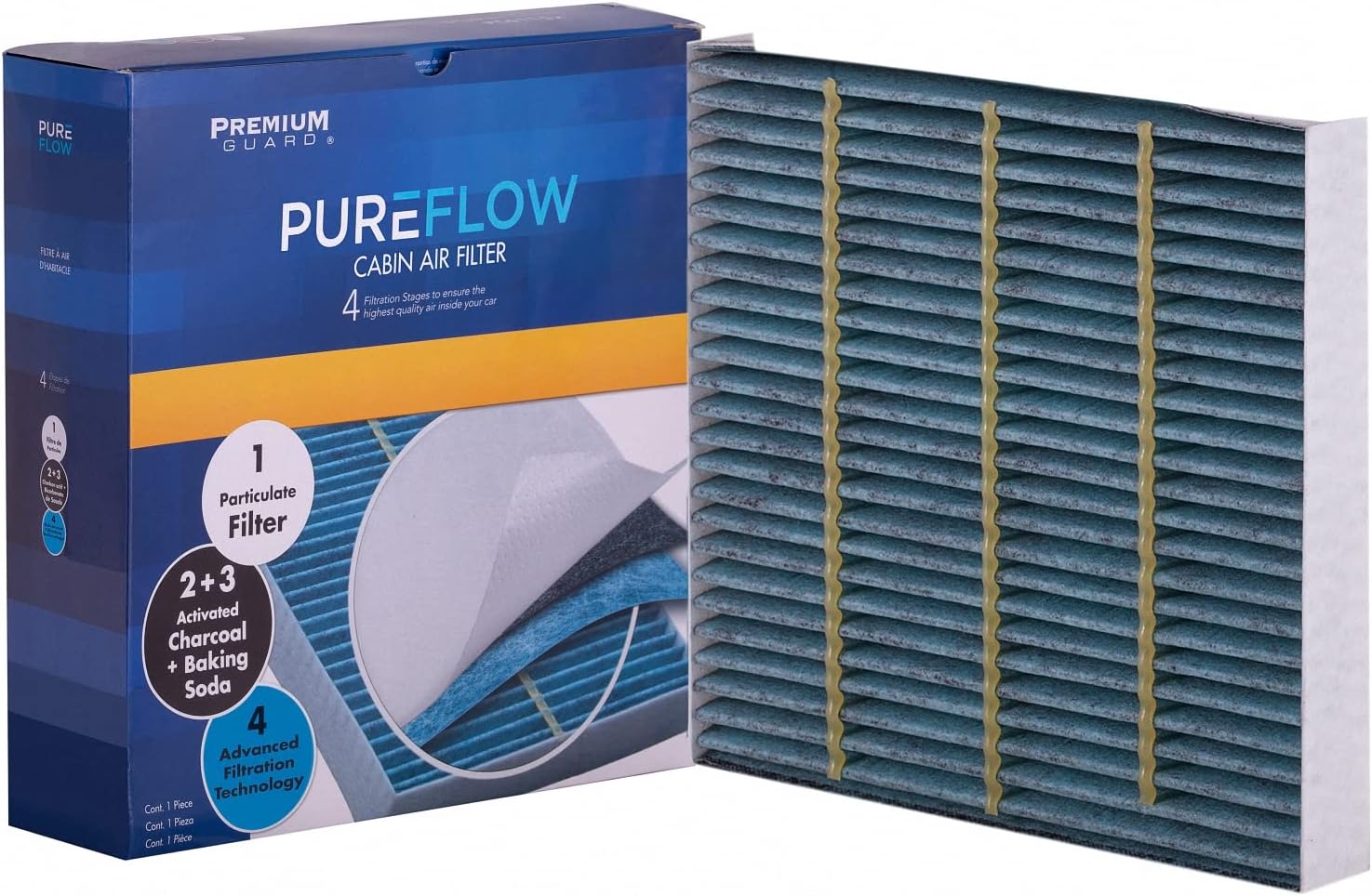 PureFlow Cabin Air Filter PC6080X | Fits 2017-2025 Honda CR-V, 2016-2025 Civic, 2018-2025 Odyssey, 2019-2025 Acura RDX, 2023-2025 Pilot, 2022-2025 MDX, 2023-2025 Accord