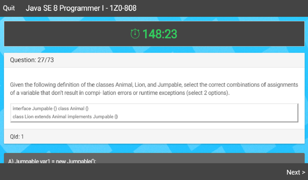 Java Certification Exam - App on Amazon Appstore
