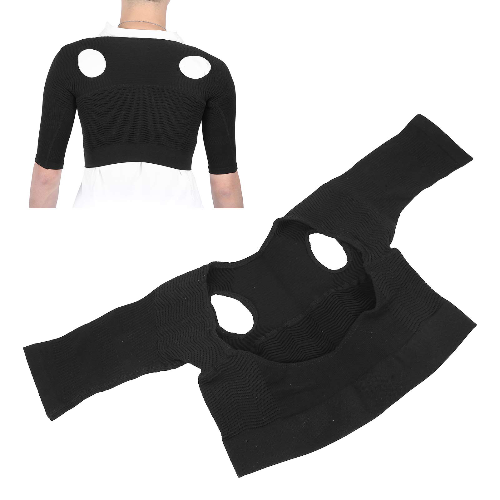 Nuobi Arm Slimming Shaper, Polyurethane U‑shaped Breathable Upper Arm Shaper, Arm Compression Sleeves for Women(L)