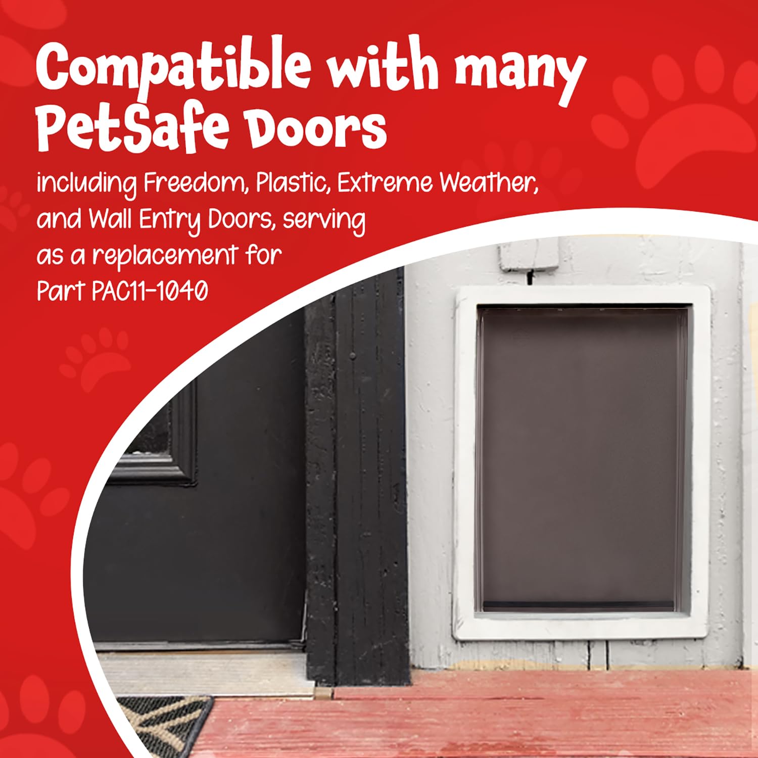 Extra Large Replacement Dog Door Flap Fits Petsafe PAC