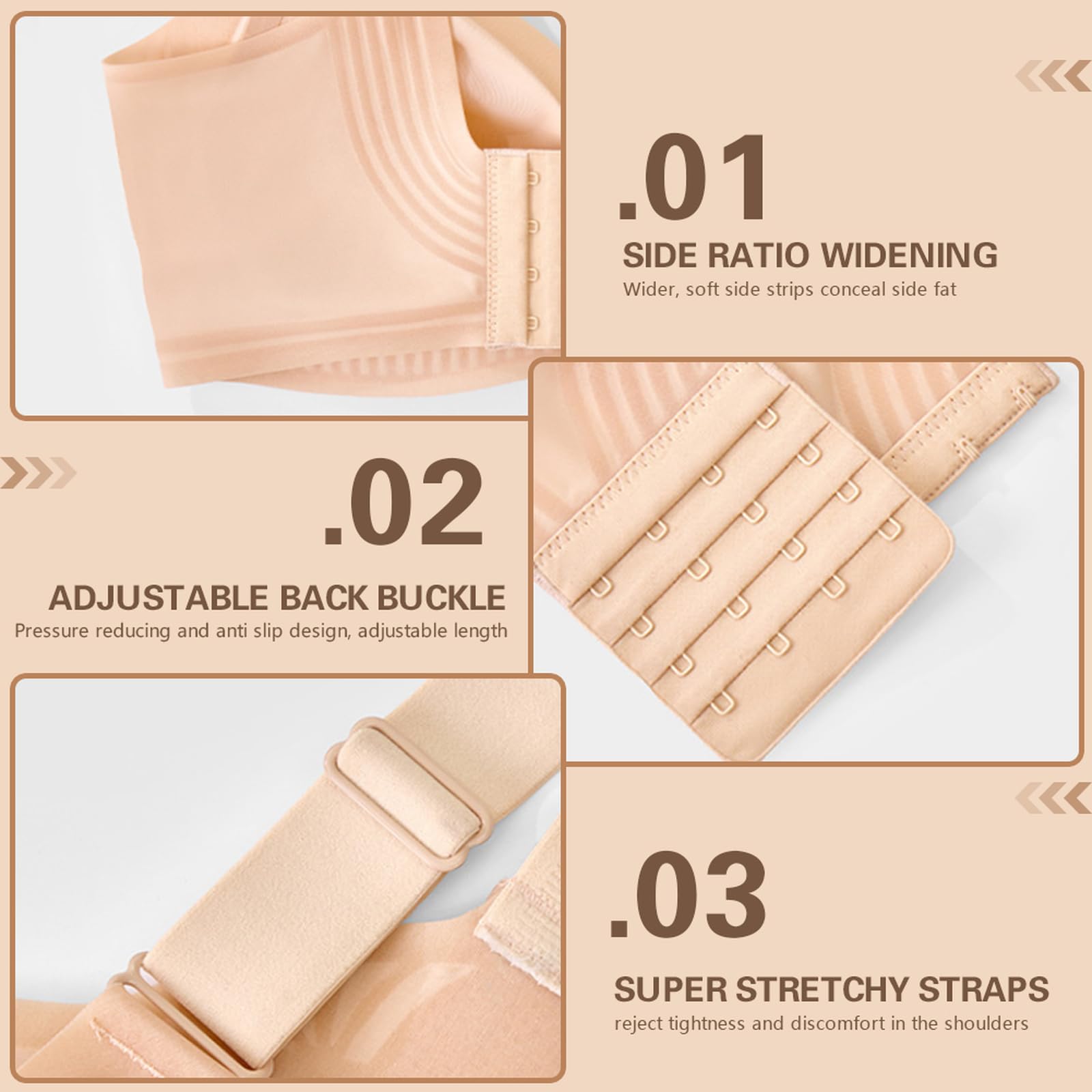 Sport BH große brüste starker Halt leichte Unterstützung Push up BH High Elastizität Und Ultrakomfortabler Soft Tshirt Schlaf Bra