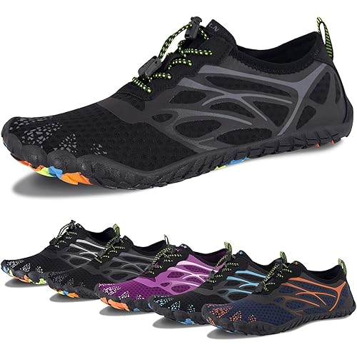 WateLves Water Shoes for Men Women Barefoot Quick-Dry Aqua Sock Outdoor Athletic Sport Shoes Kayaking Boating Hiking Surfing Walking