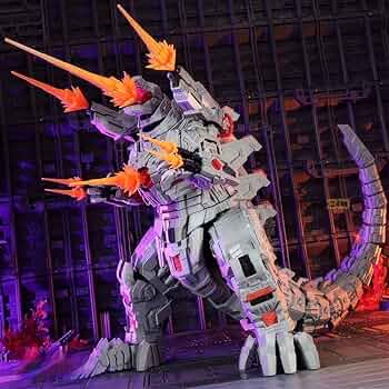 ジャンク　メカゴジラ フィギュア ホワイト・ブルー ジャンクメカゴジラ フィギュア ホワイト・ブルー