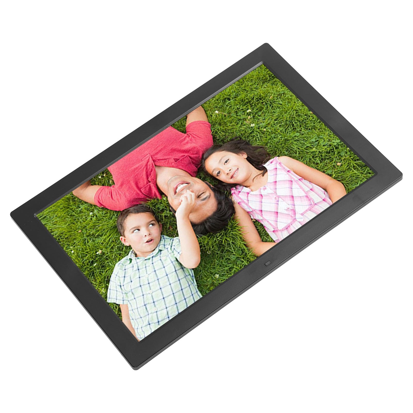 Cadre Photo Numérique HD 17 Pouces, Double Wi-FI 32 Go, Partage D'applications/e-mails, Capteur de Mouvement, Montage Mural, Stockageillimité (Prise UE)