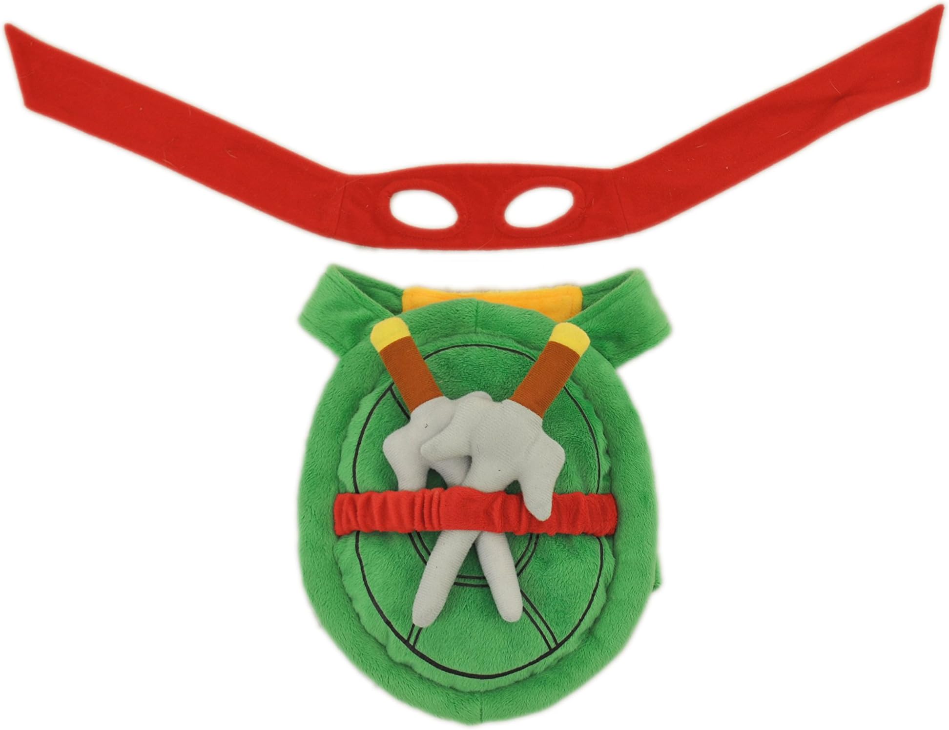 Silver Paw Teenage Mutant Ninja Turtles Red Stuffed Shell Harness, Small