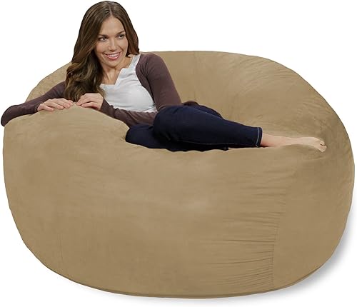 Miniatura 79 de Chill Sack - Sillón puff, Tela, Suave lino sintético, color negro. Lino, color negro,Microsuede - Guijarro Gris Oscuro,Microsuede - Limón,Microsuede