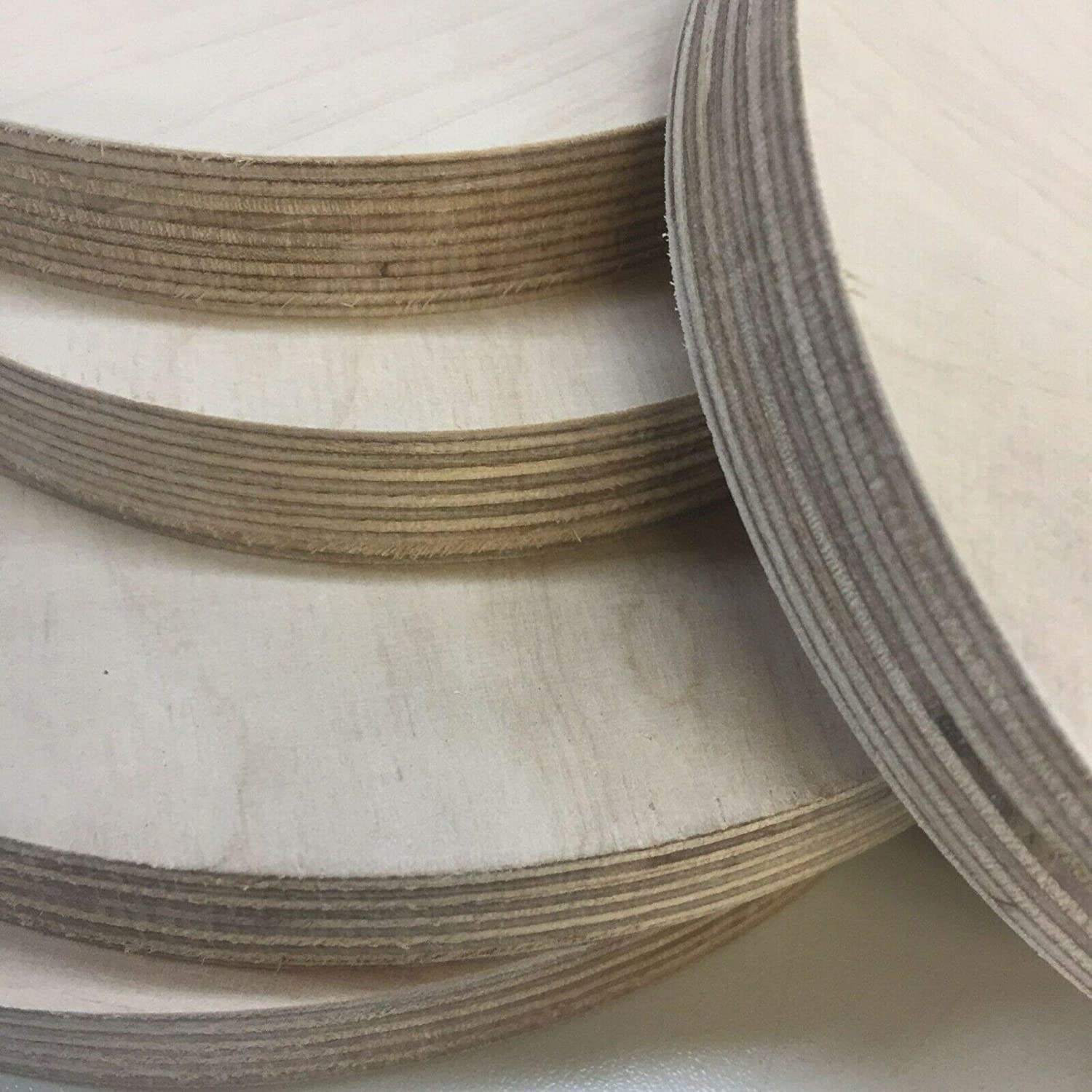 Tablero Multilaminado Alemán Tablero Redondo De Madera De Abedul - 100 Mm  Diámetro, 21 Mm Grosor Base Madera Proyectos, image size:1500x1500