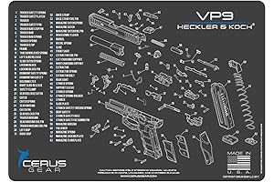 Heckler & Koch VP9 Cerus Gear Edog Schematic Cleaning Mats