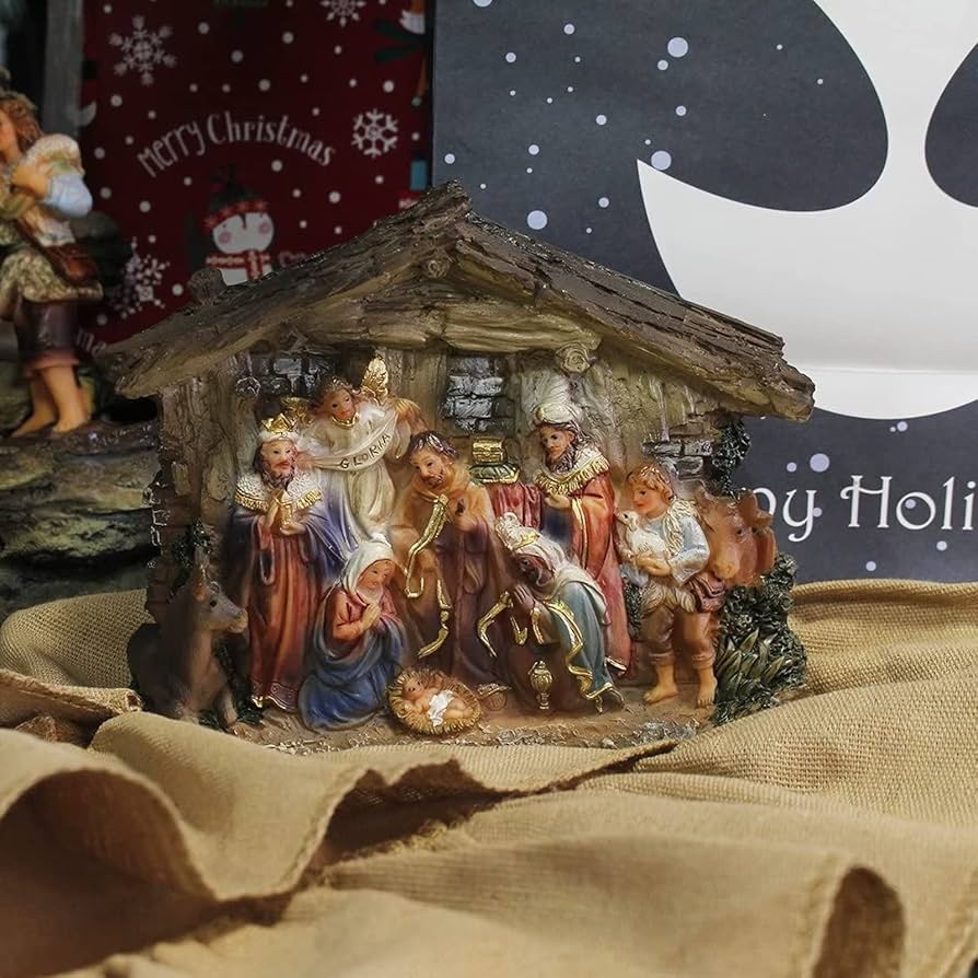 飾りキリスト降誕場面Pesebre クリスマスオーナメント ゴルディトス　置物 71c3gN1nuZL._UF350,350_QL80_.jpg