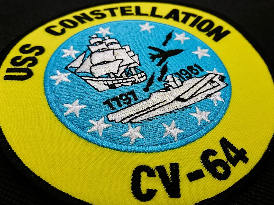 Amazon.co.jp: ミリタリーワッペン 航空母艦 CV-64 コンステレーション