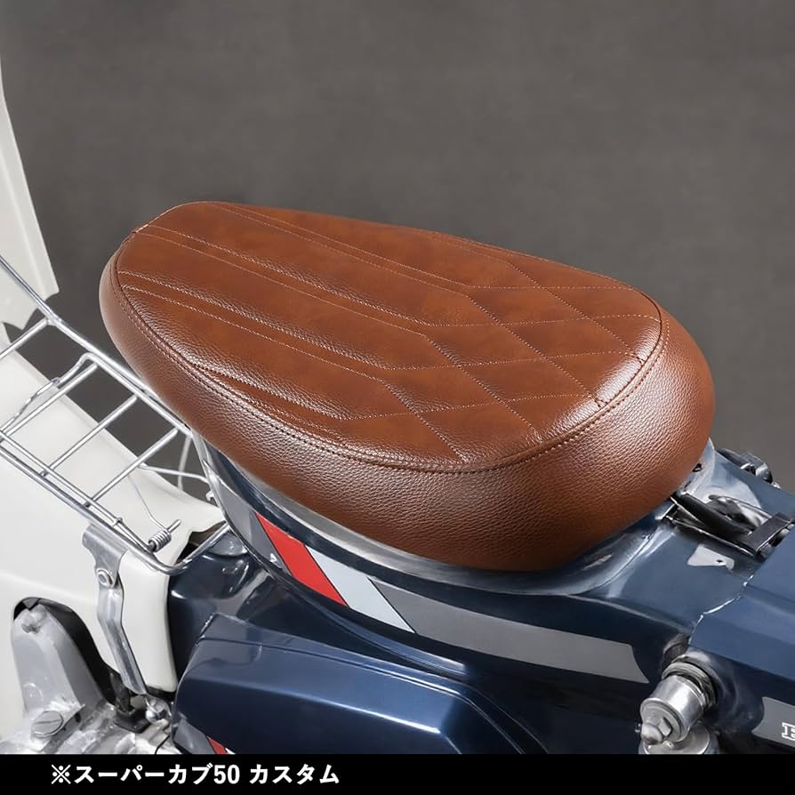 HI-LINE スーパーカブ リトルカブ用 シート ダイヤモンドステッチ