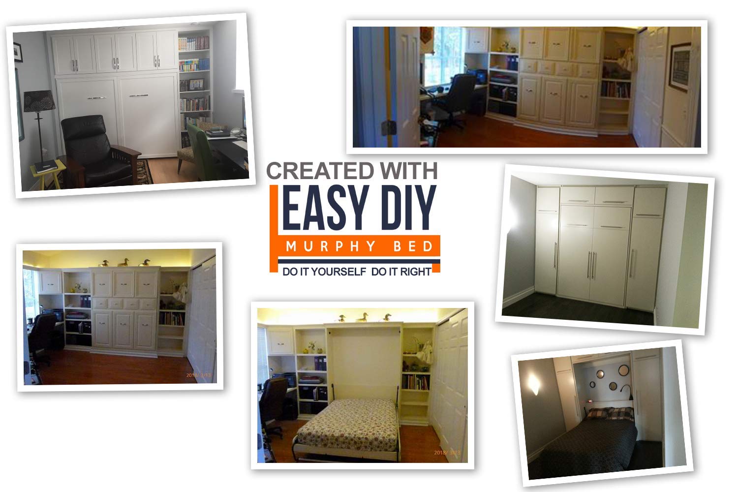 DIY Murphy Wall Bed Hardware Kit Easy to Build Murphy Bed Package