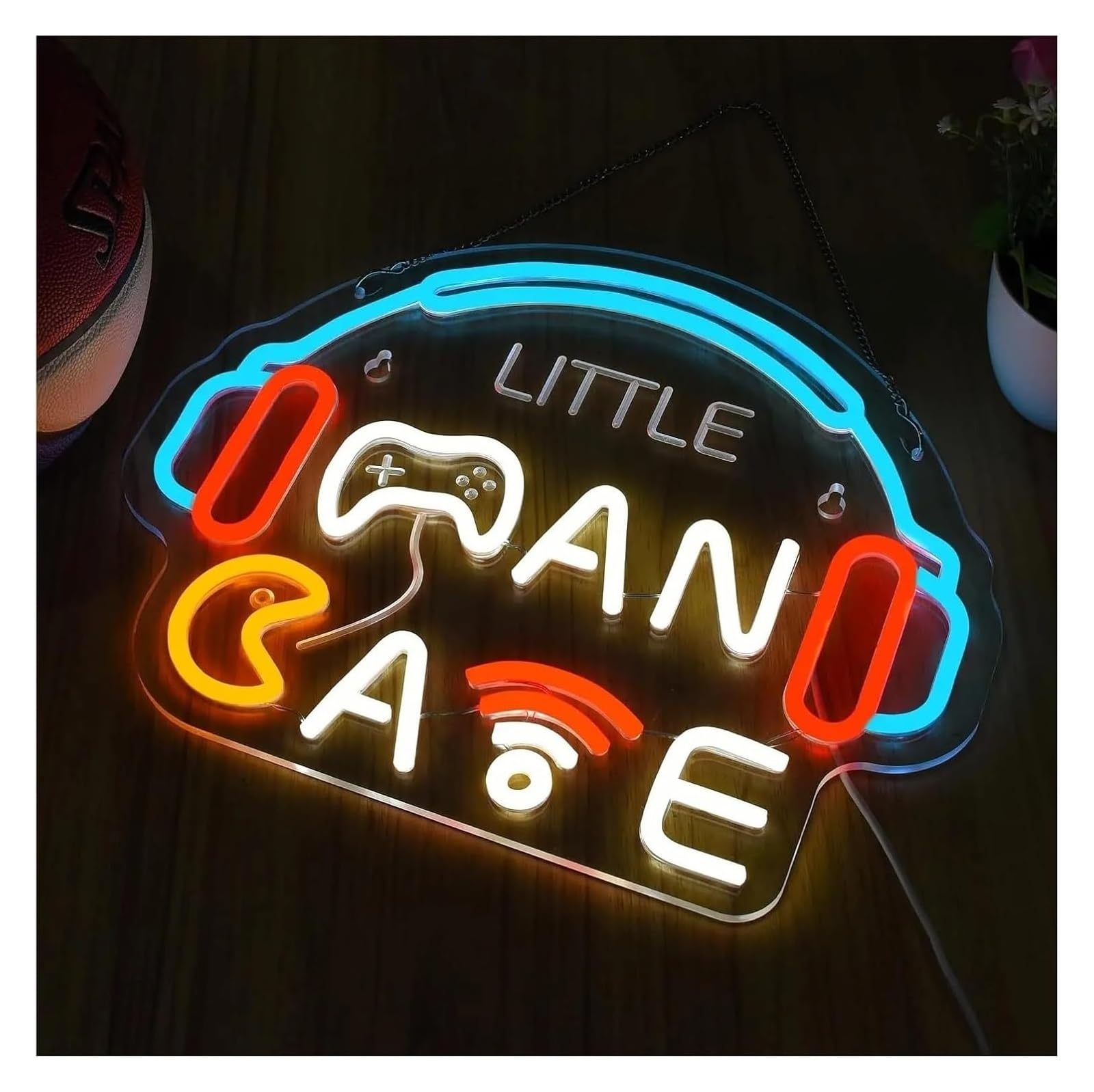 Zynther Neon lamp Wall Sign for neon Cool for man Cave for Playrooms Bedroom Decoration 38.5x30cm