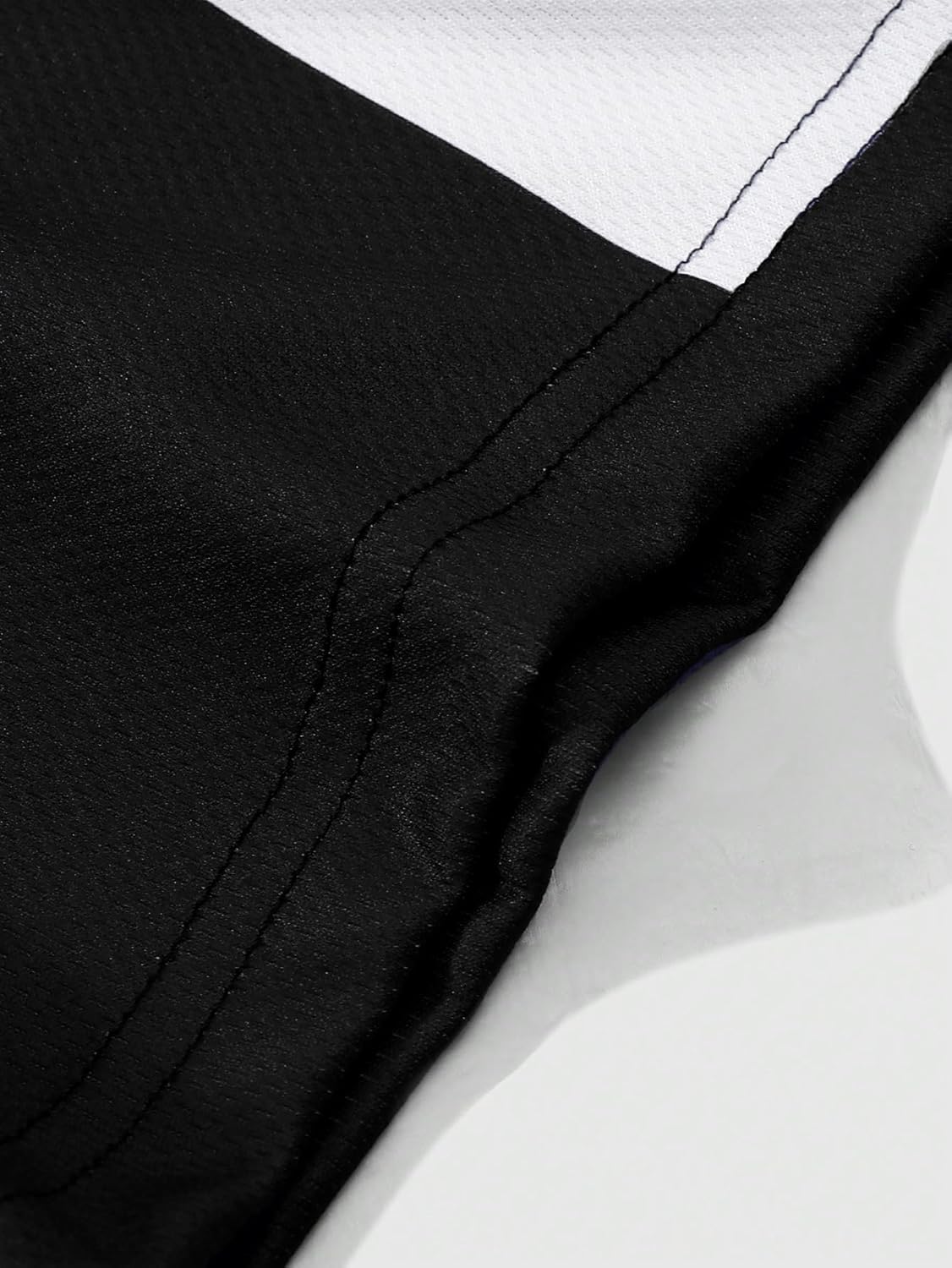 Men's Number Graphic Short Sleeve Jersey Shirts Oversized Y2K Star V Neck Colorblock Tee Shirt Top - Image 5