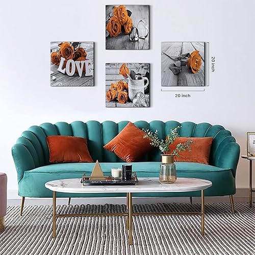 Miniatura 77 de Arte de pared de naturaleza con plantas verdes, decoración de pared de hojas botánicas tropicales, impresiones en lienzo para dormitorio, Hoja