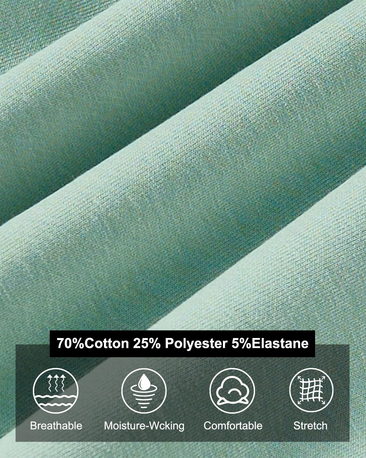 Mens Athletic Sweat Shorts 3 Inch Cotton Soft Casual with Pockets Gym Workout Running Short - Image 5