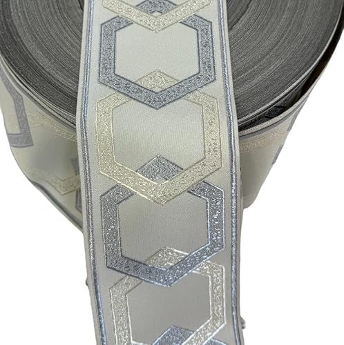 Drapery Trim for Curtains and Craft. Embroidery Tape by Yard (Continuous piece if More Than 1 Yard) 1