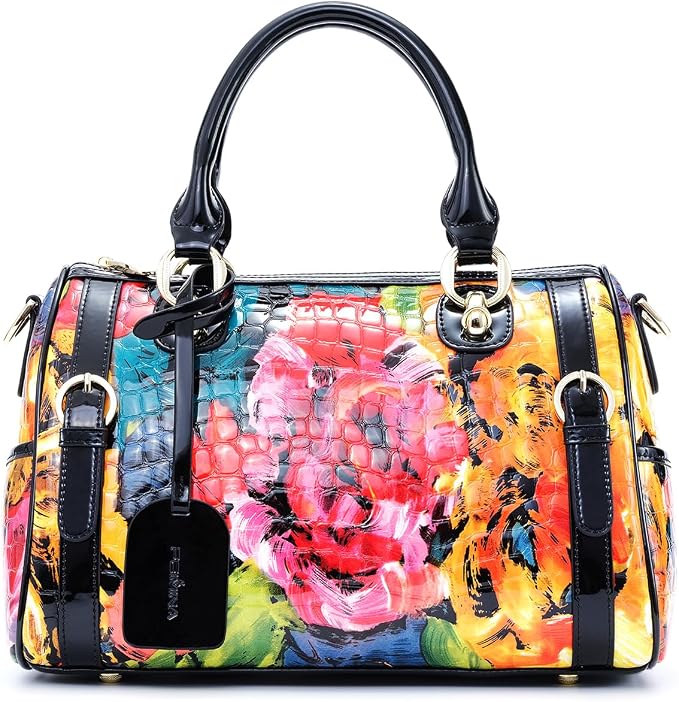 Bolso de cuero genuino para mujer miniatura 8