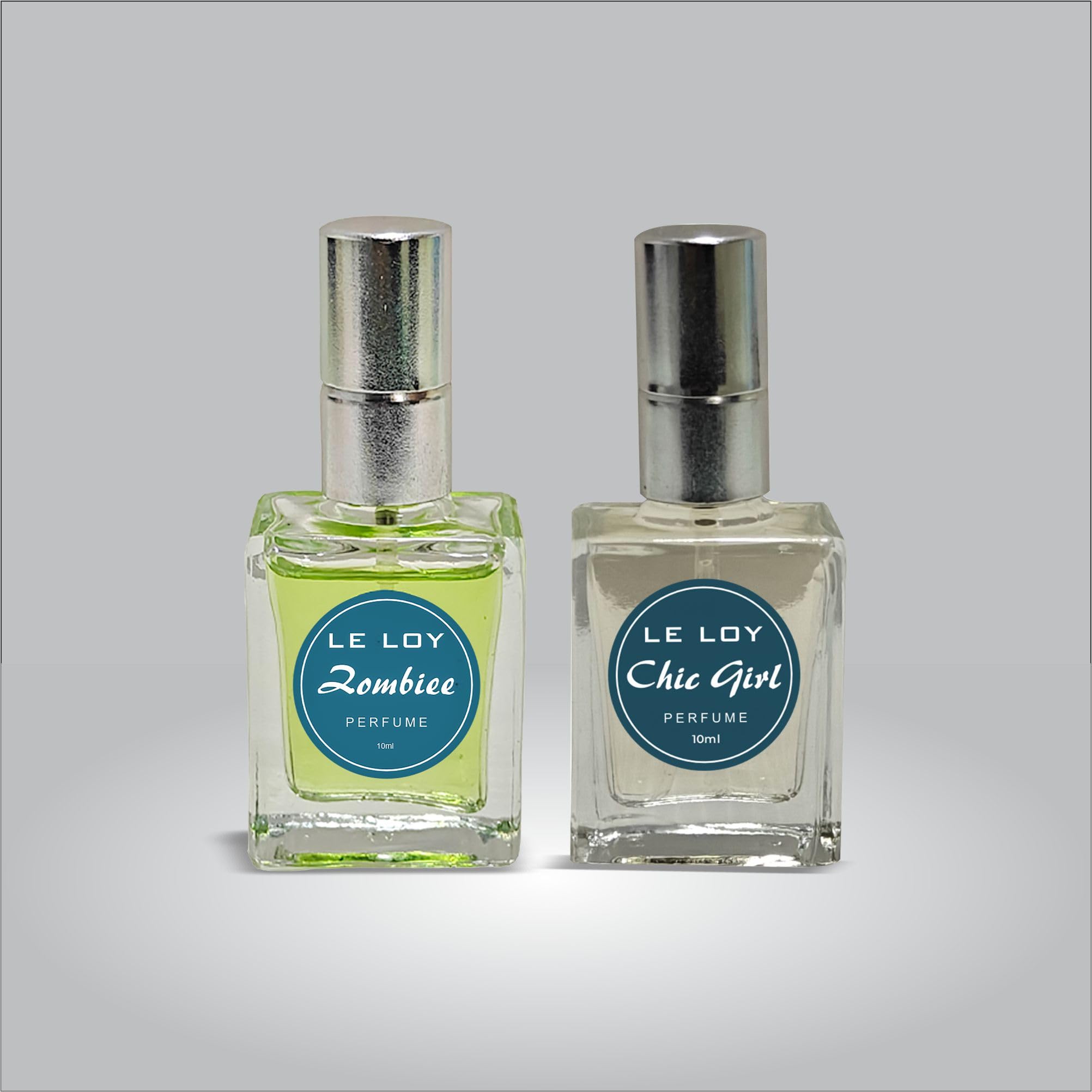 Le Loy Zombie & Chic Girl Perfume Set, 10ml Each, Long-lasting Fragrances for Men and Women-image-14