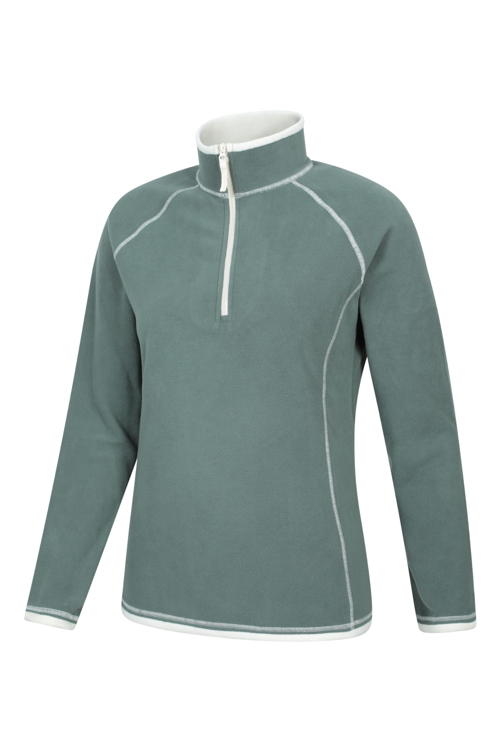Mountain Warehouse Montana Womens Microfleece Breathable Ladies Sweater, Quick Drying Pullover, Warm Fleece Jacket, Half Zip - Anti-Pill, Lightweight, Purple, Medium — view 7