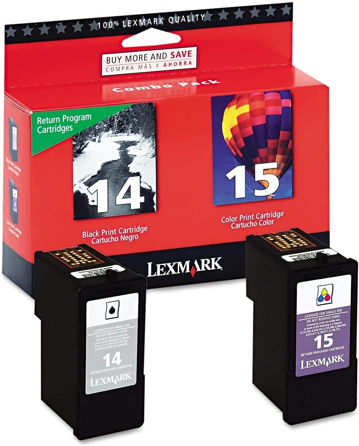 Lexmark 18C2239 14 & 15 X2600 X2650 X2670 Z2300 Z2320 Ink