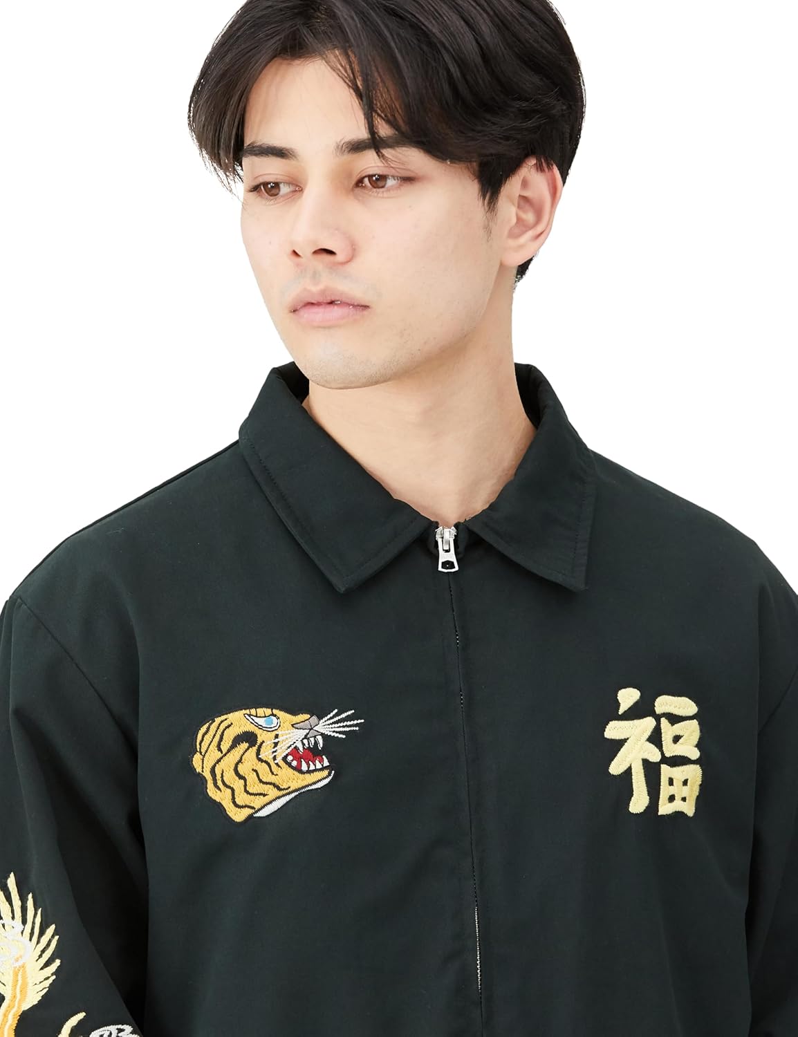 【新品】ALPHA INDUSTRIES アルファ ベトジャン スカジャン 刺繍 希少 ALPHA ベトジャン MA-1 刺繍 スベニア ベトナム スカジャン 黒