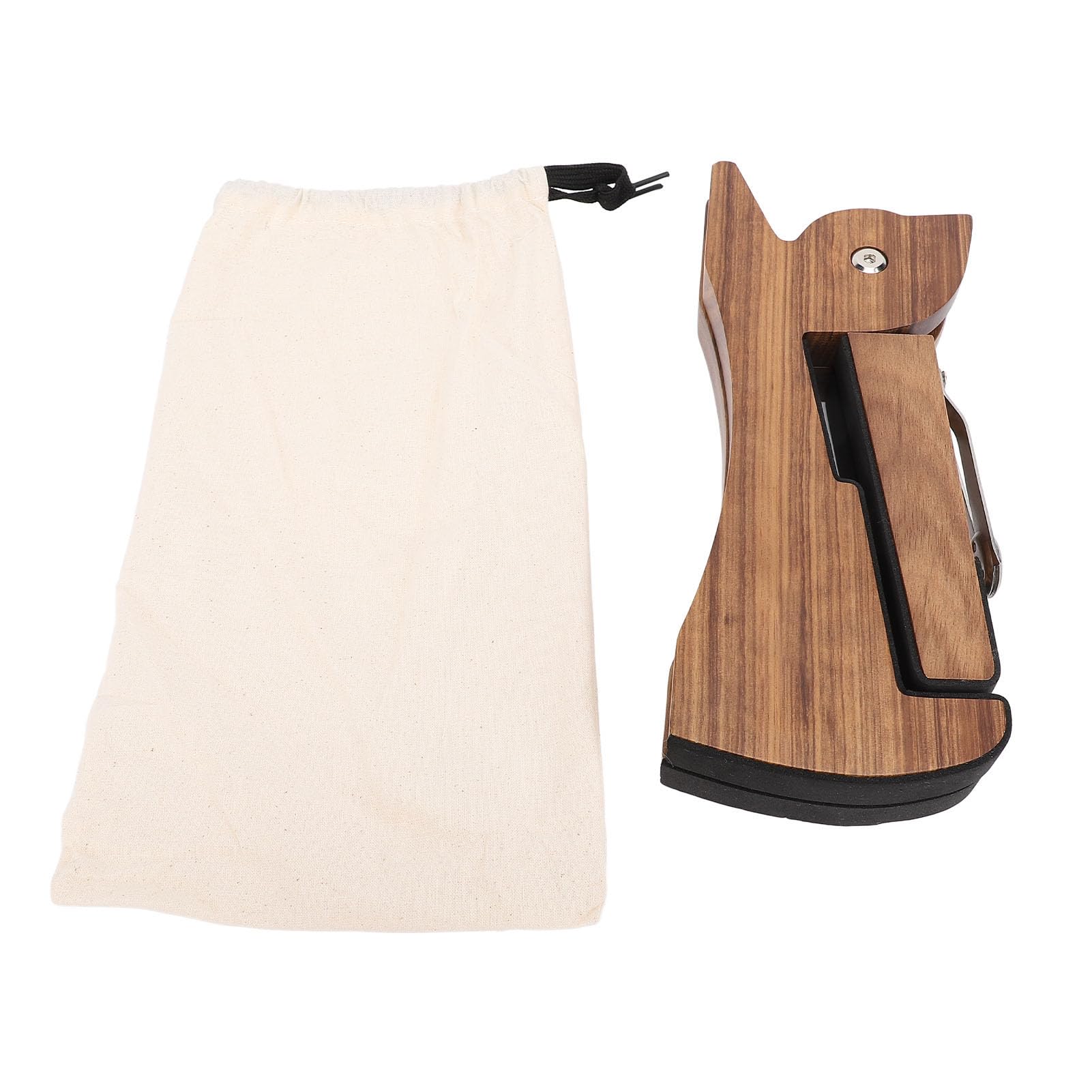 Kadimendium Eleganter Gitarrenständer aus Holz für Akustische E-Bassgitarren, Perfekt Zum Üben und für Konzerte