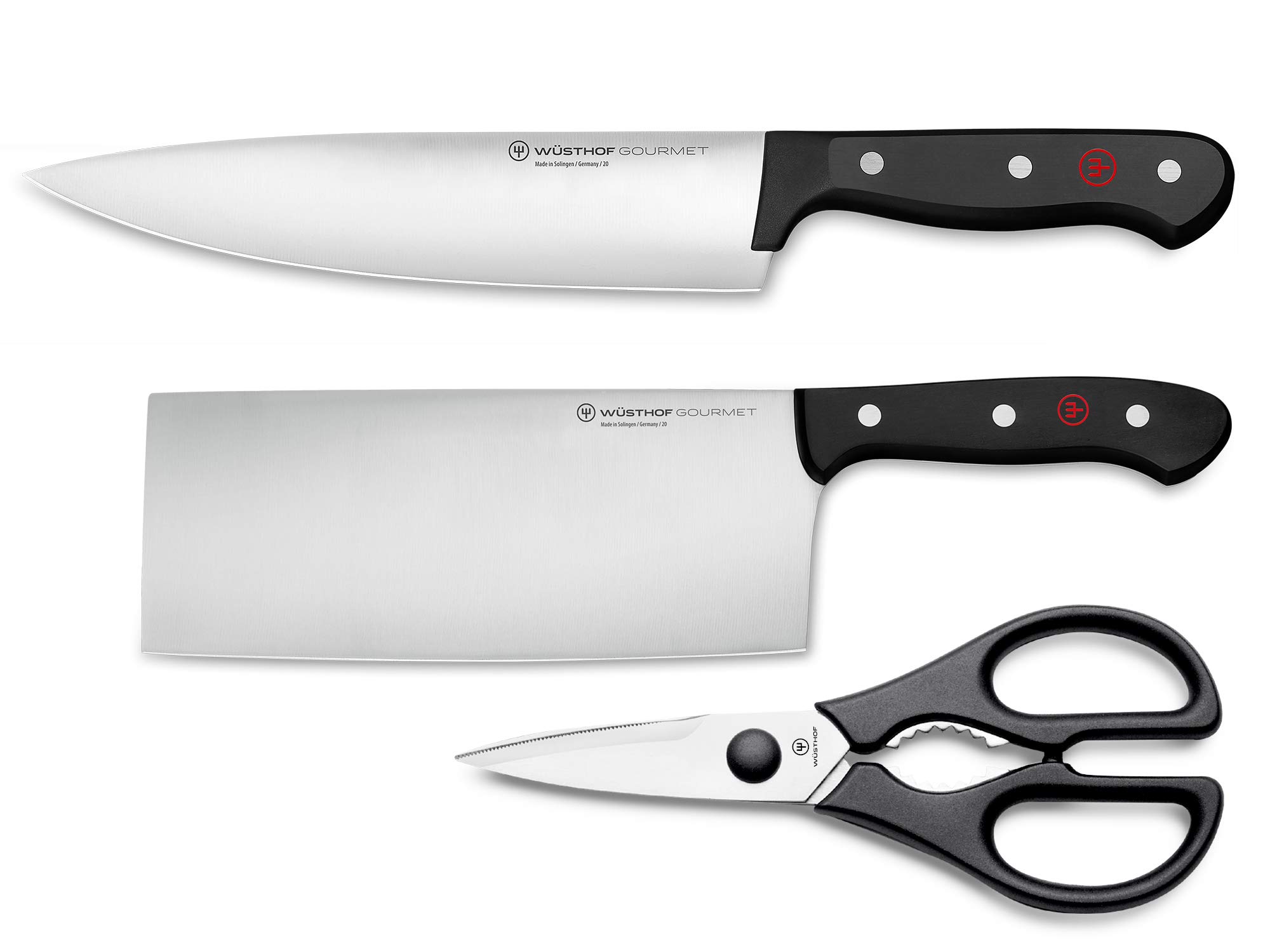 WÜSTHOF Gourmet Juego de 3 cuchillos