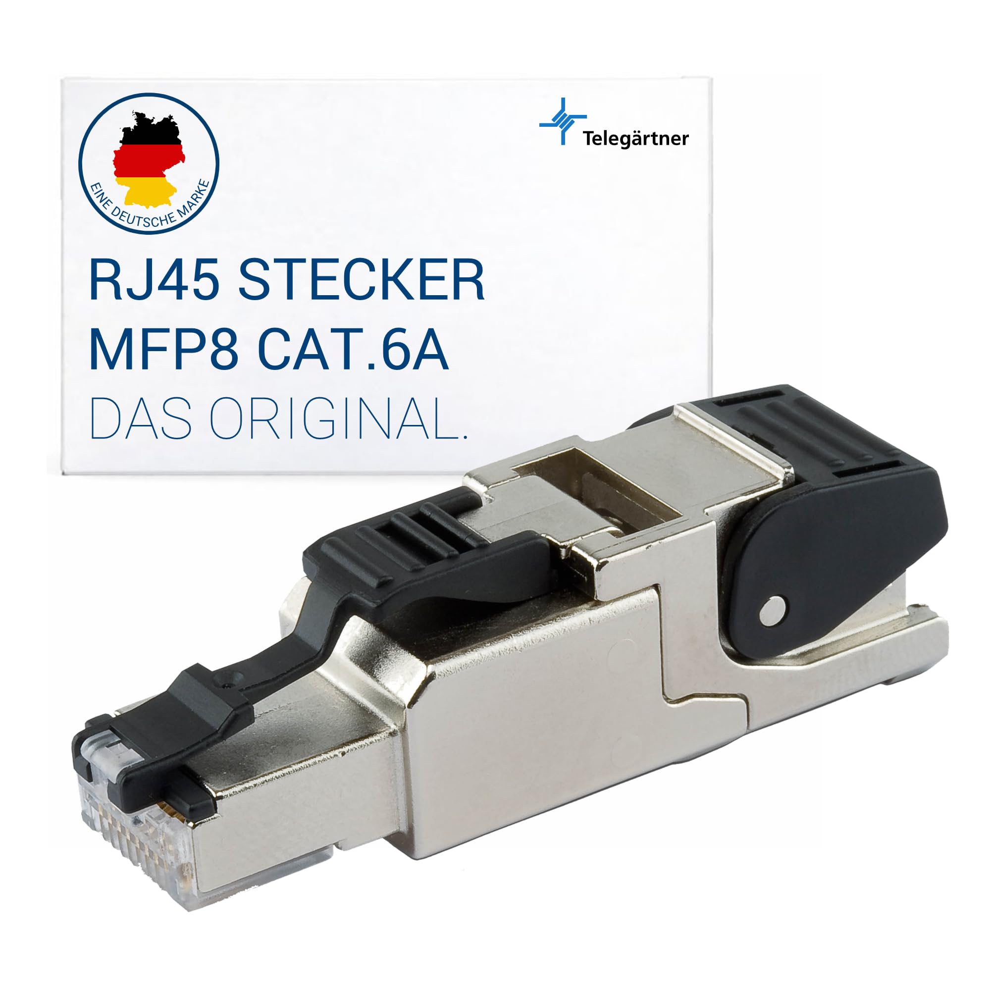 Telegärtner RJ45-Steckverbinder MFP8 T568B Kat.6a (tief)