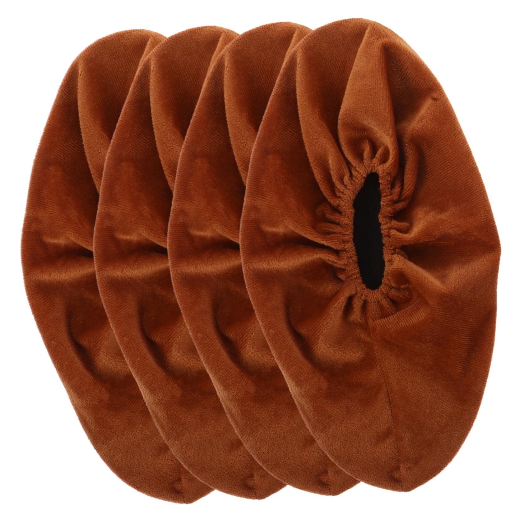 KOMBIUDA 2 Pairs Anti-Slip Washable Shoe Covers Reusable Booties for Indoor Use Non-Slip Bowling Shoe Protectors for Carpet Protection