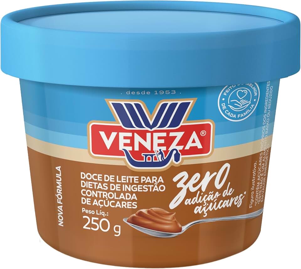 Veneza Doce de Leite Zero Adição de Açúcares 250g