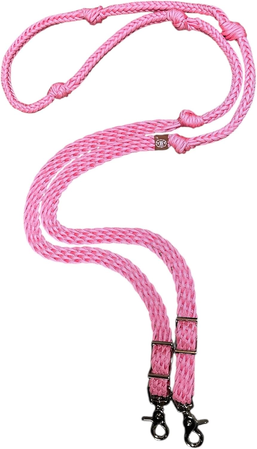 barrel reins horse tack light pink