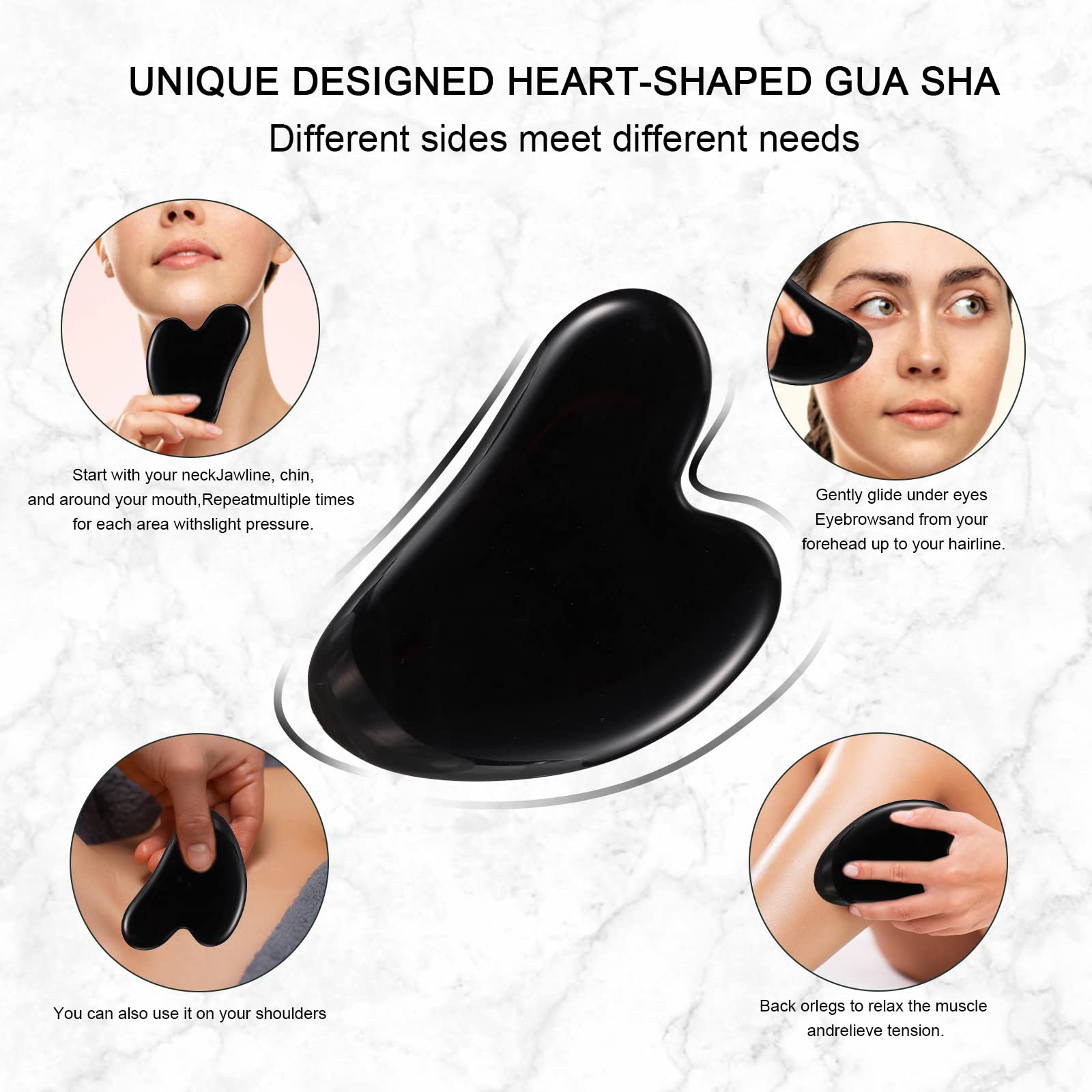 翡翠 ジャダーローラー グアシャセット Amazon.co.jp: Gua Sha & Jade ローラーセット、フェイシャルローラー