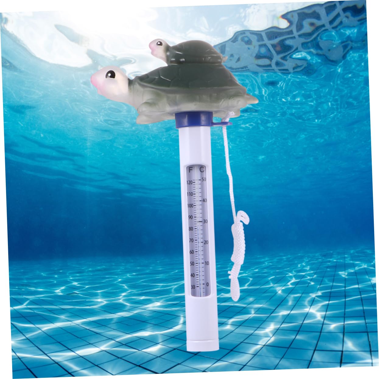 POPETPOP 3pezzi Termometro Galleggiante Cartoon Forma Di Misuratore Di Temperatura Per Vasche Da Bagno e Piscine Design Attraente