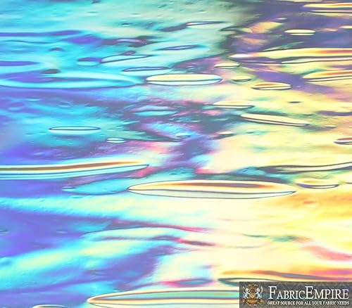 Miniatura 3 de Fabric Empire Espejo holográfico liso para tapicería de vinilo, tela brillante de 54 pulgadas de ancho vendido por The Yard