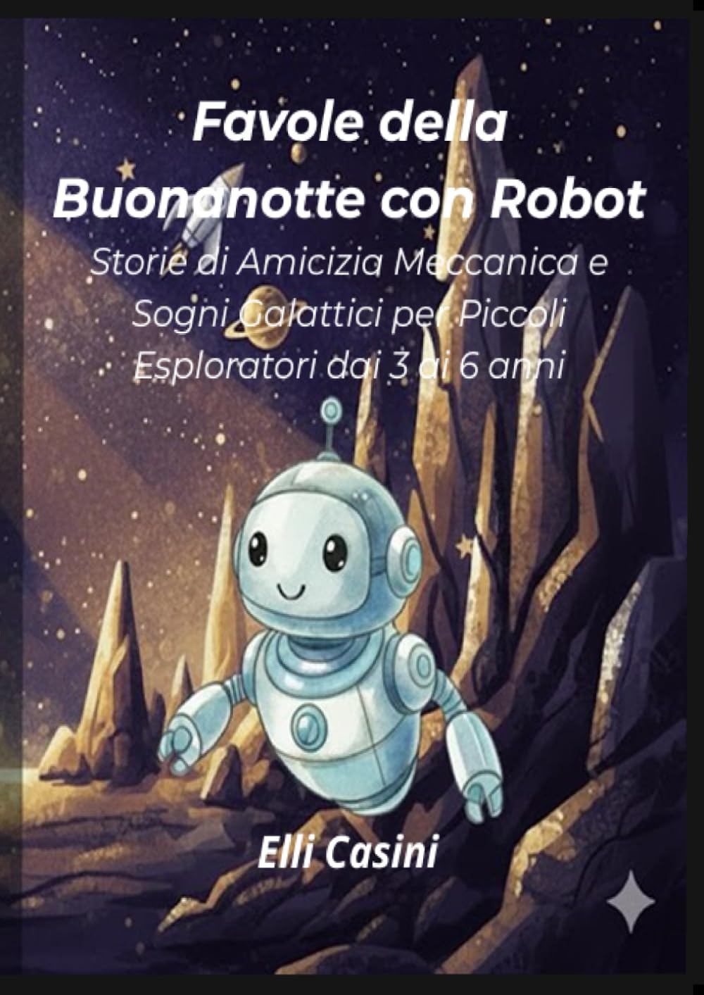 Favole della Buonanotte con Robot: Storie di Amicizia Meccanica e Sogni Galattici per Piccoli Esploratori dai 3 ai 6 anni