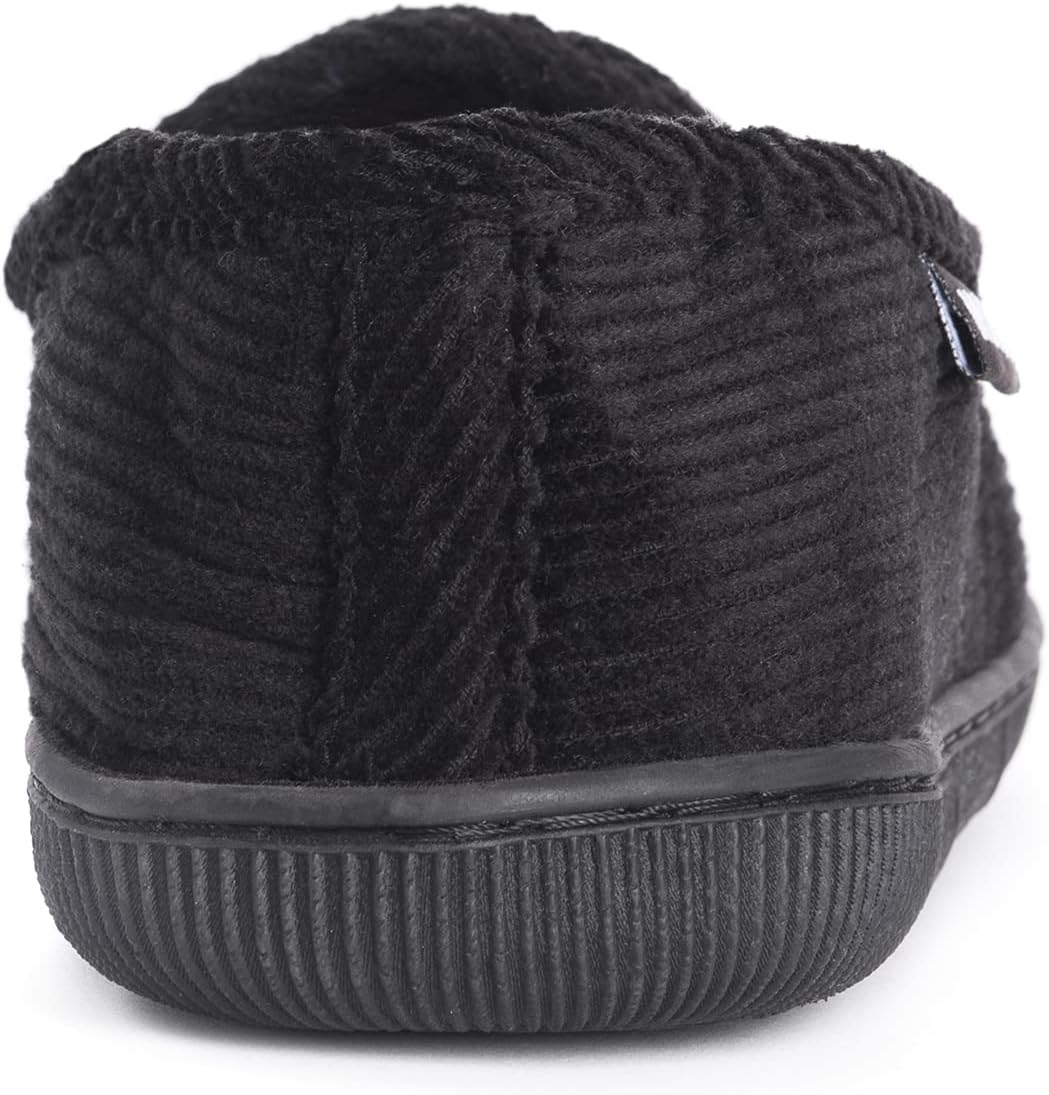 Muk LUKS Men's Corduroy Moccasin with Flannel Lining - Image 7