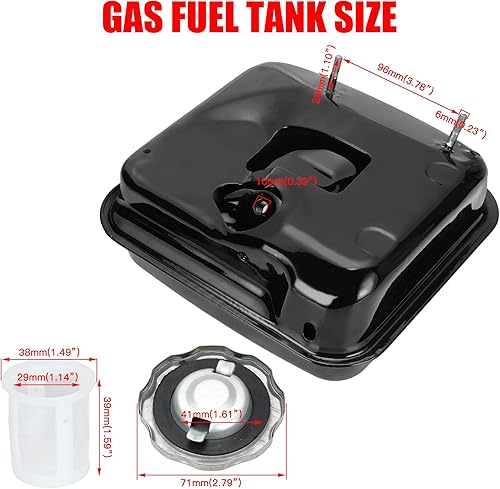 Miniatura 3 de GREHUA Kit de carburador de tanque de combustible de gas para Predator 212cc 196cc 6.5hp GX160 GX200 Coleman CT200U BT200X KT196 Baja Warrior