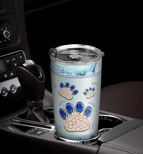 Miniatura 4 de Regalos de mamá de perro de 20 onzas para mujeres, regalos para amantes de los perros para mujeres, regalos para amantes del café para ella, regalos