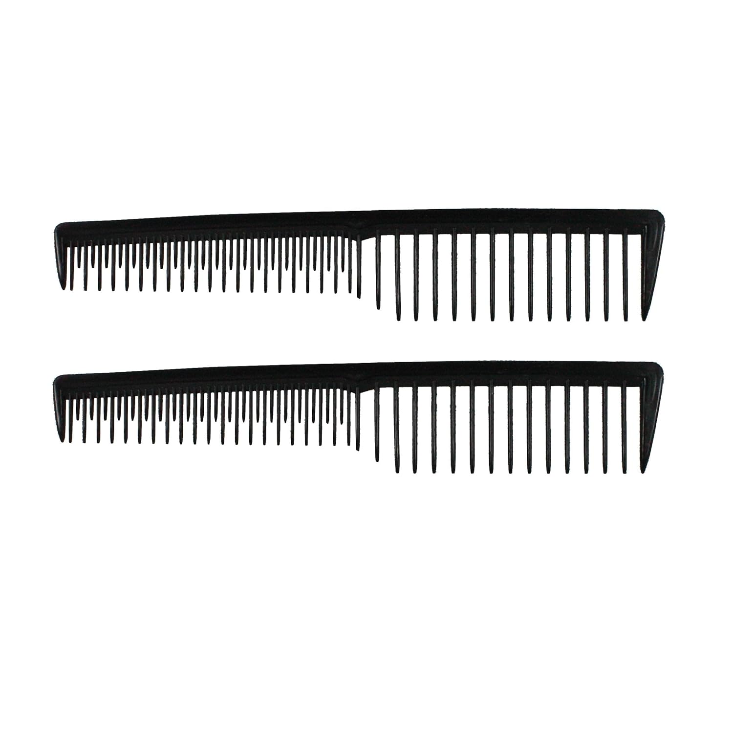 Amelia Beauty, 7in Black Plastic Wide Tooth Tease Comb,...